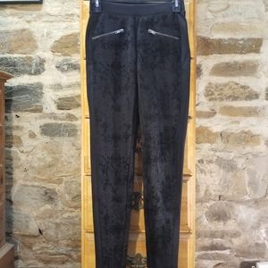 New Rock & Republic Silver Zipper Stretch Pants